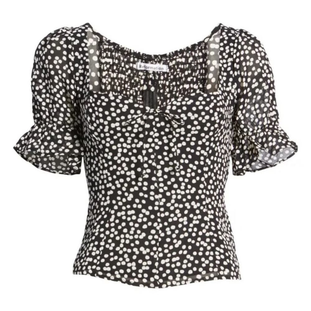 Reformation Delevan Blouse